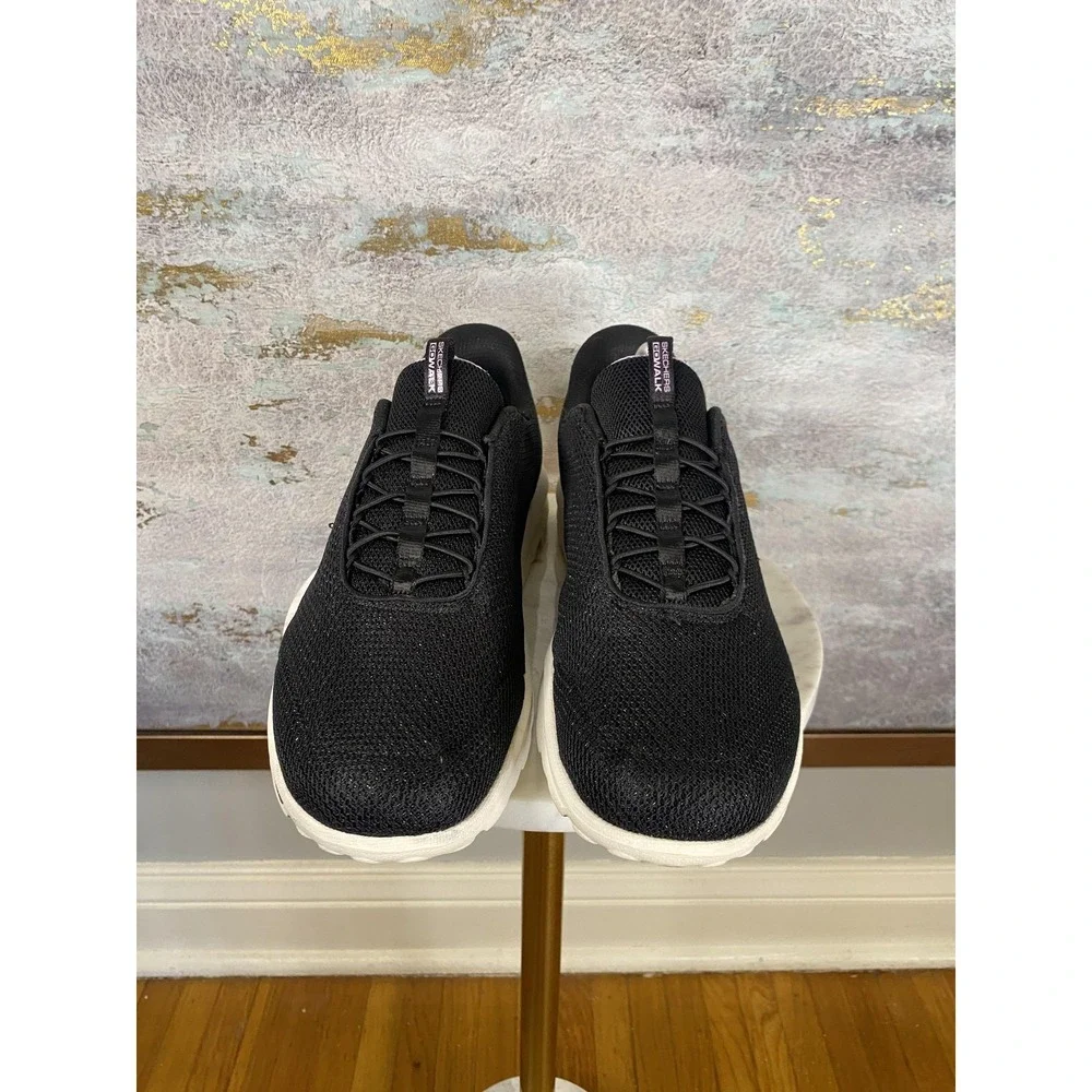 Skechers GOwalk Slip-ins Shoes Womens Size 11 Black Walking Sneakers SN 125277